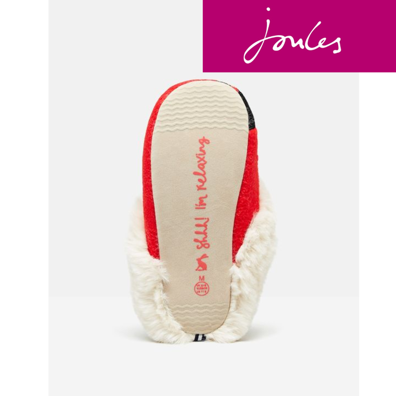 Joules Slippet Luxe Slip On Character Slippers - Christmas Dog -5